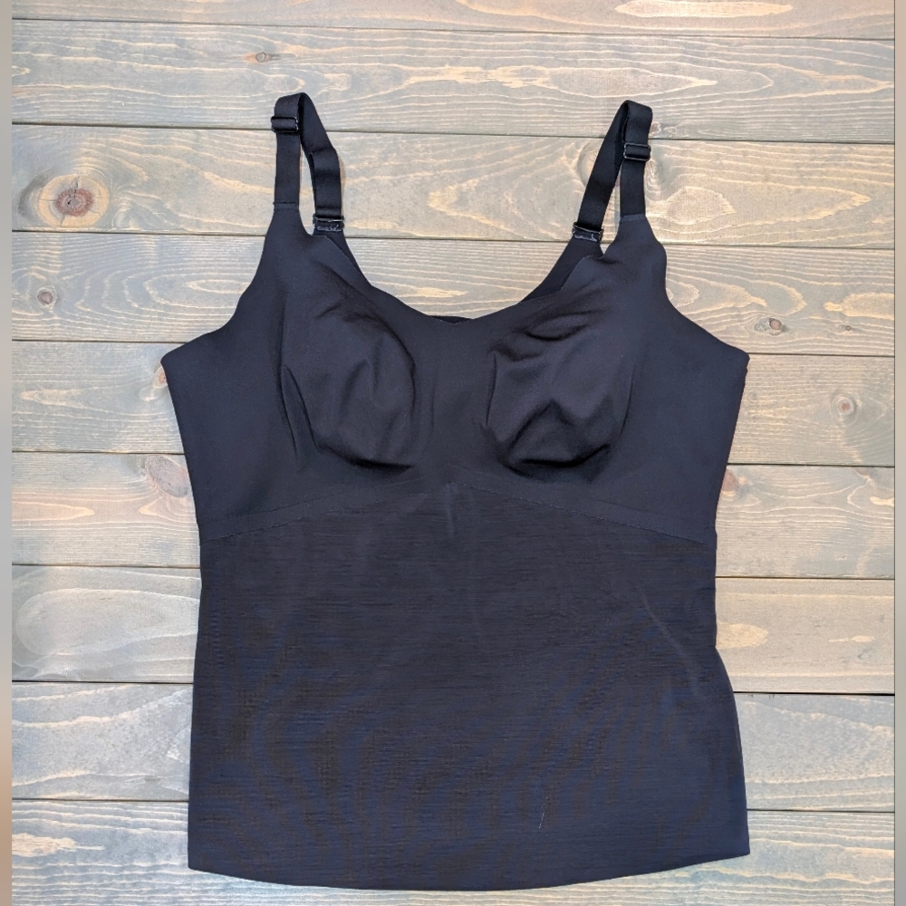 Honeylove Black Shaping Camisole with Adjustable Straps